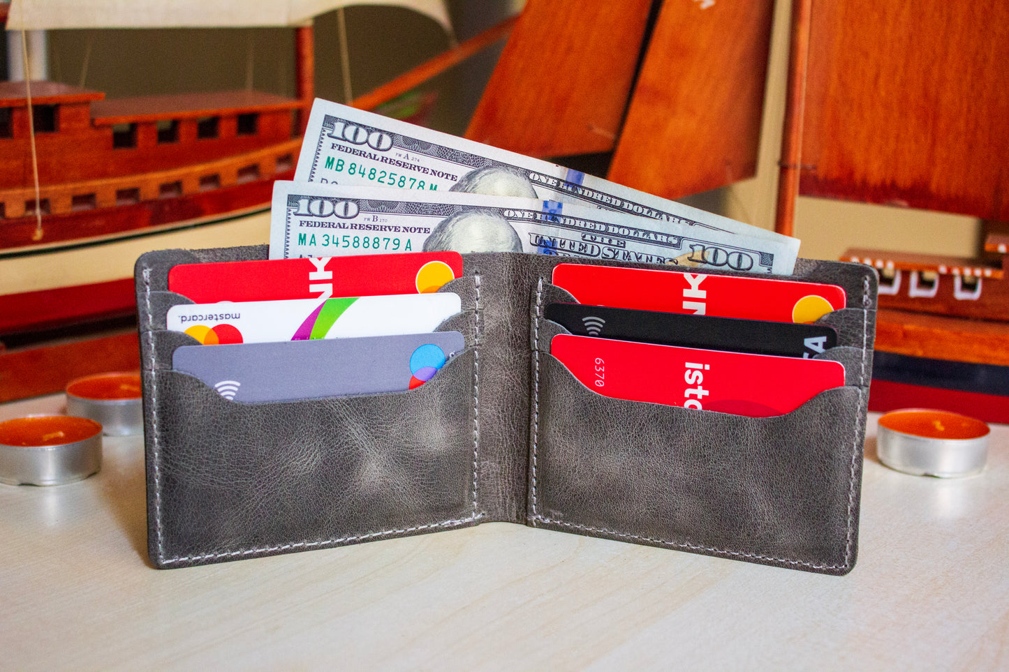 Handmade Genuine Leather Slim Wallet