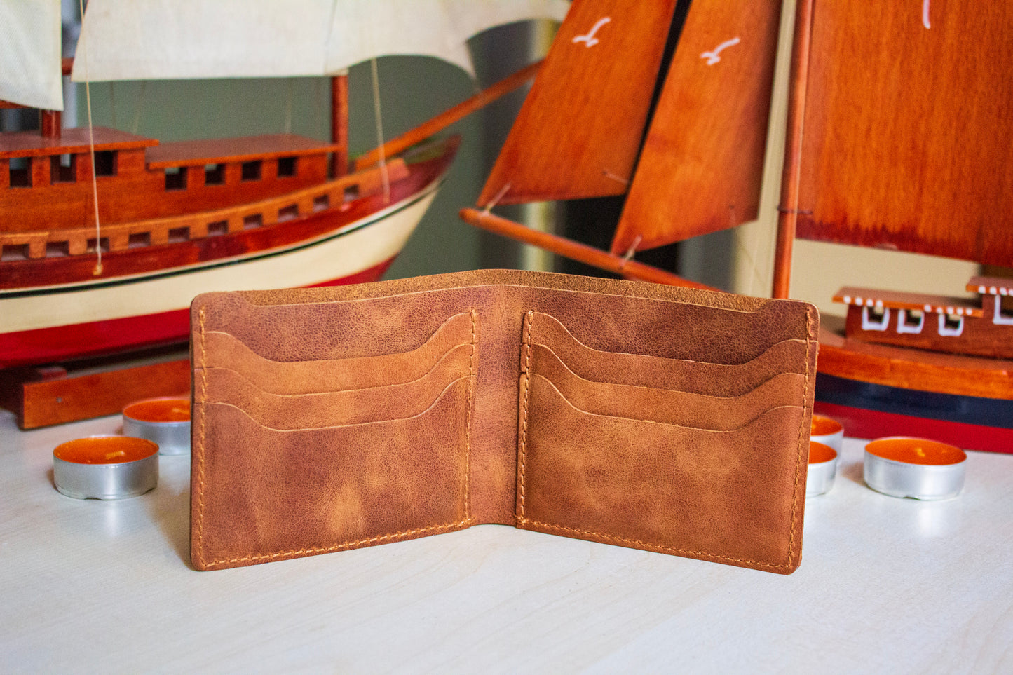 Handmade Genuine Leather Slim Wallet