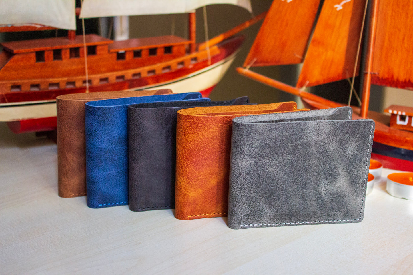 Handmade Genuine Leather Slim Wallet
