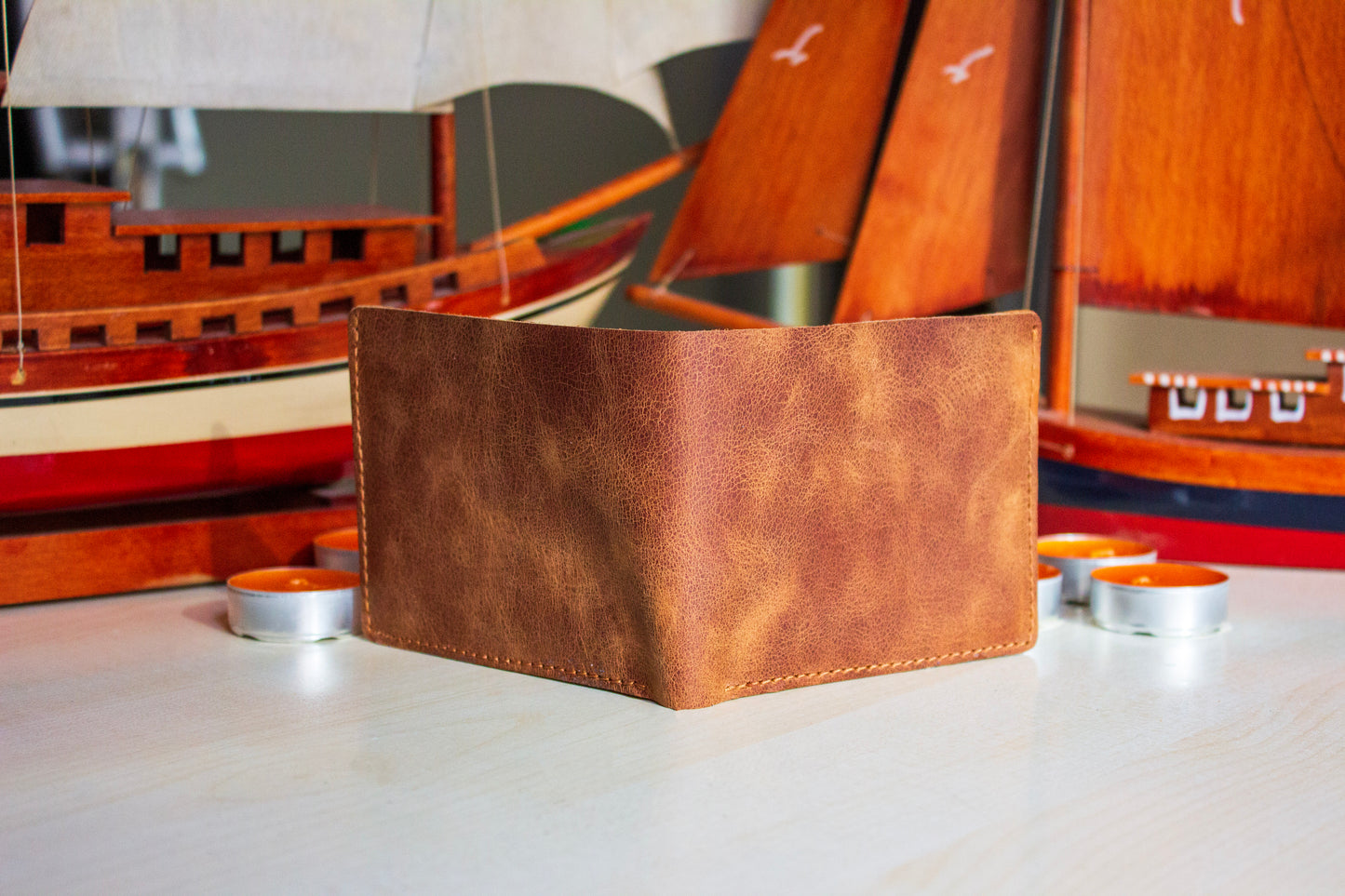 Handmade Genuine Leather Slim Wallet